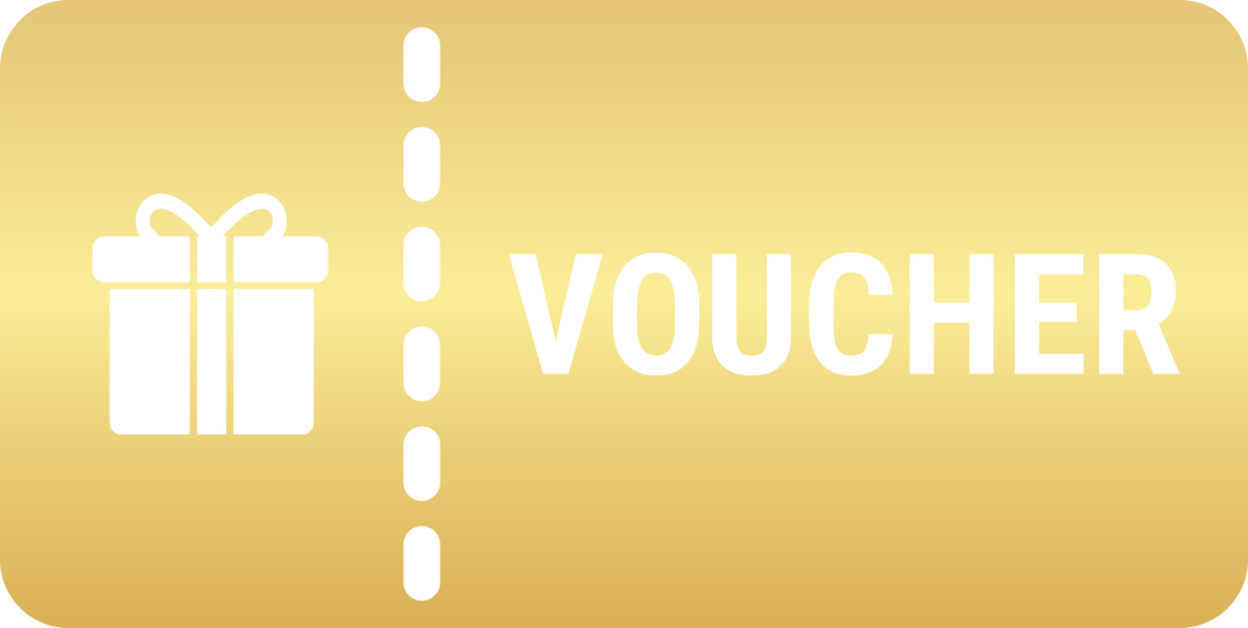 Gold Gift Voucher Icon